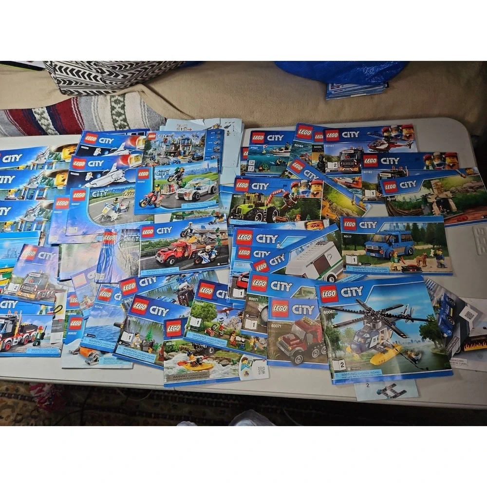 45 Lego INSTRUCTION MANUALS ONLY Lot LEGO CITY